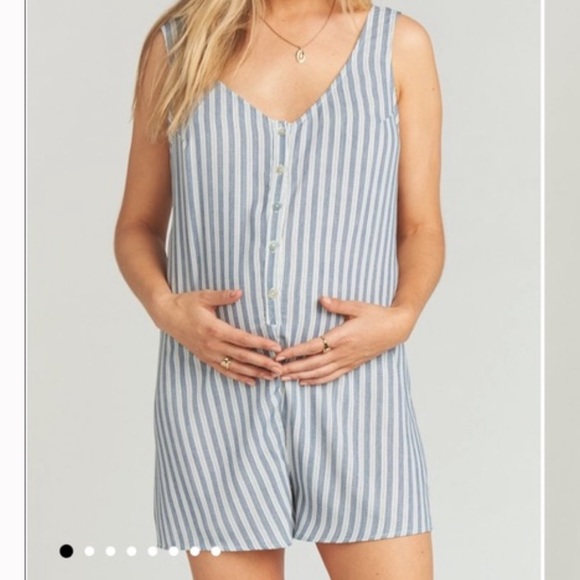Show Me Your Mumu Maternity Romper - Picture 1 of 7